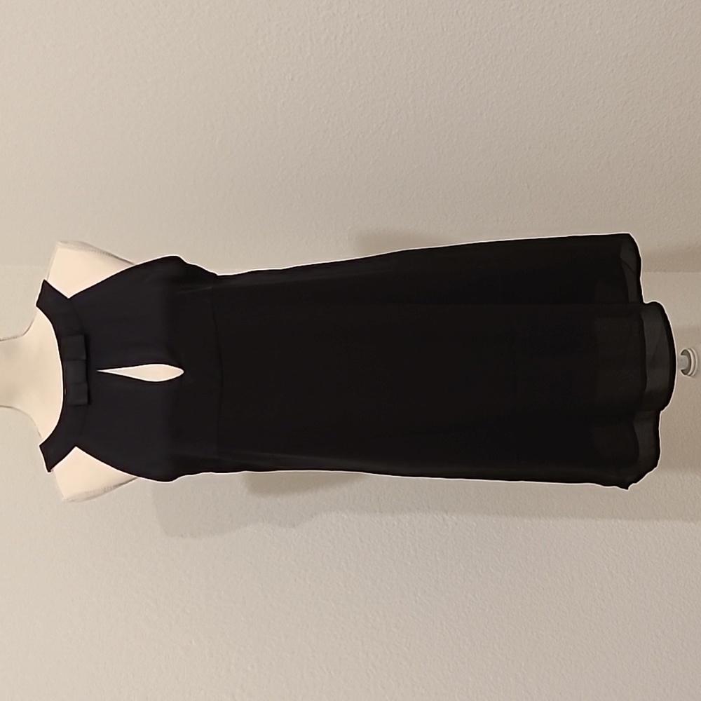 Mini black peep hole dress